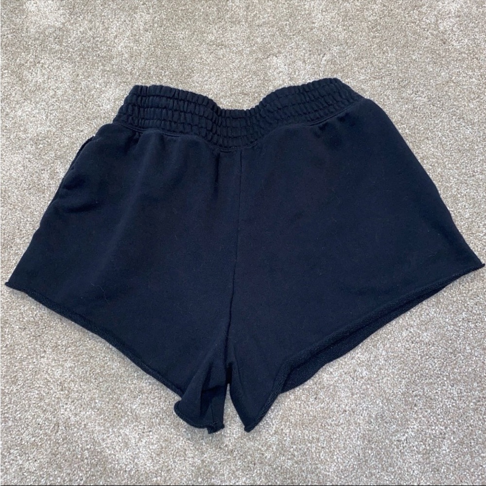 Nike High Waisted French Terry Shorts Black Size Small - Picture 3 of 5